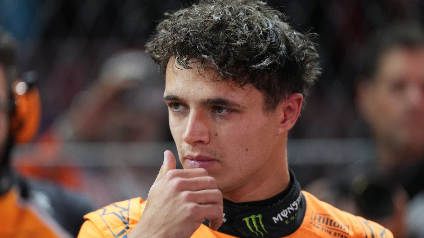 Britský jazdec Lando Norris.