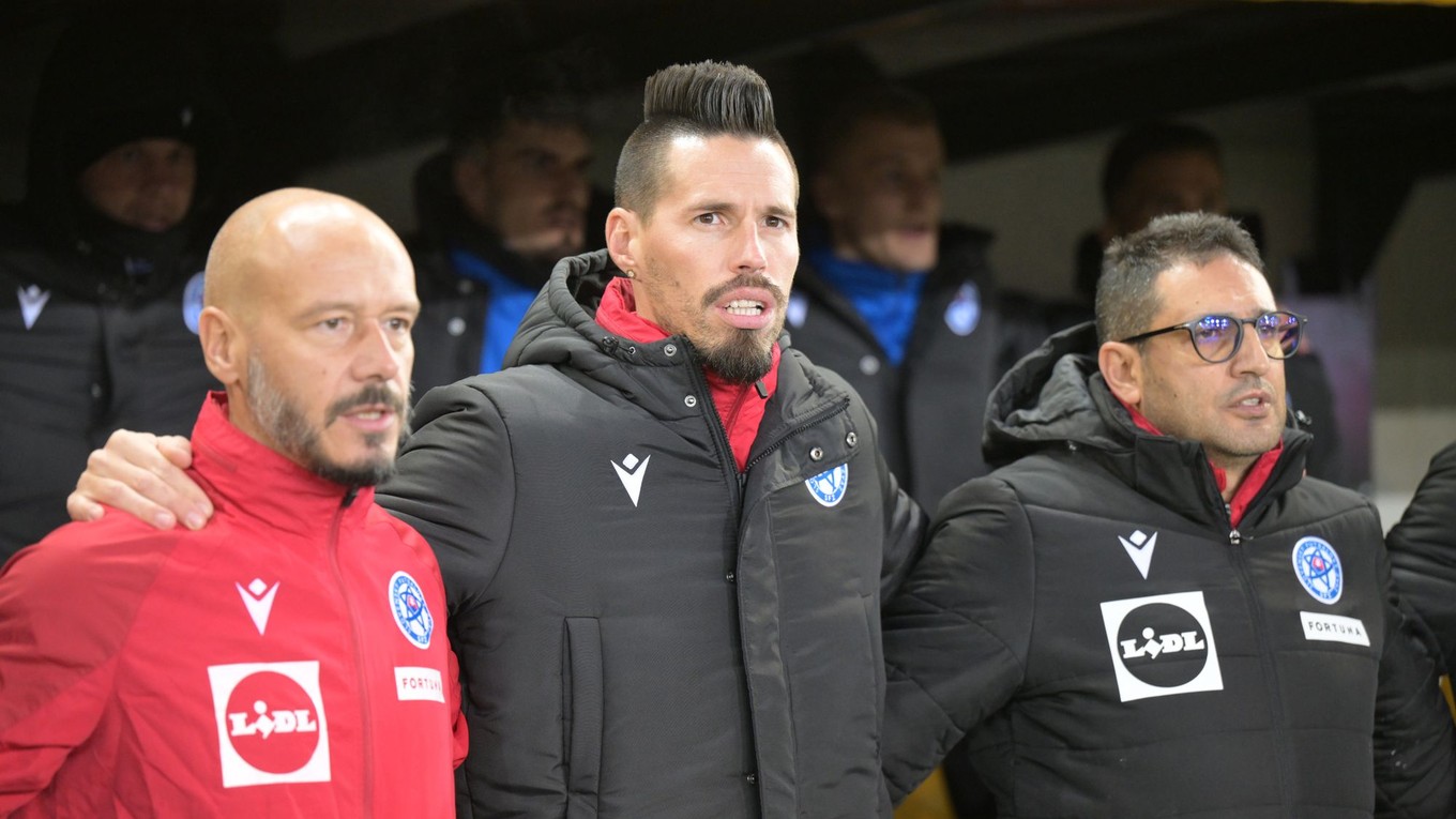 Asistent trénera Marek Hamšík.