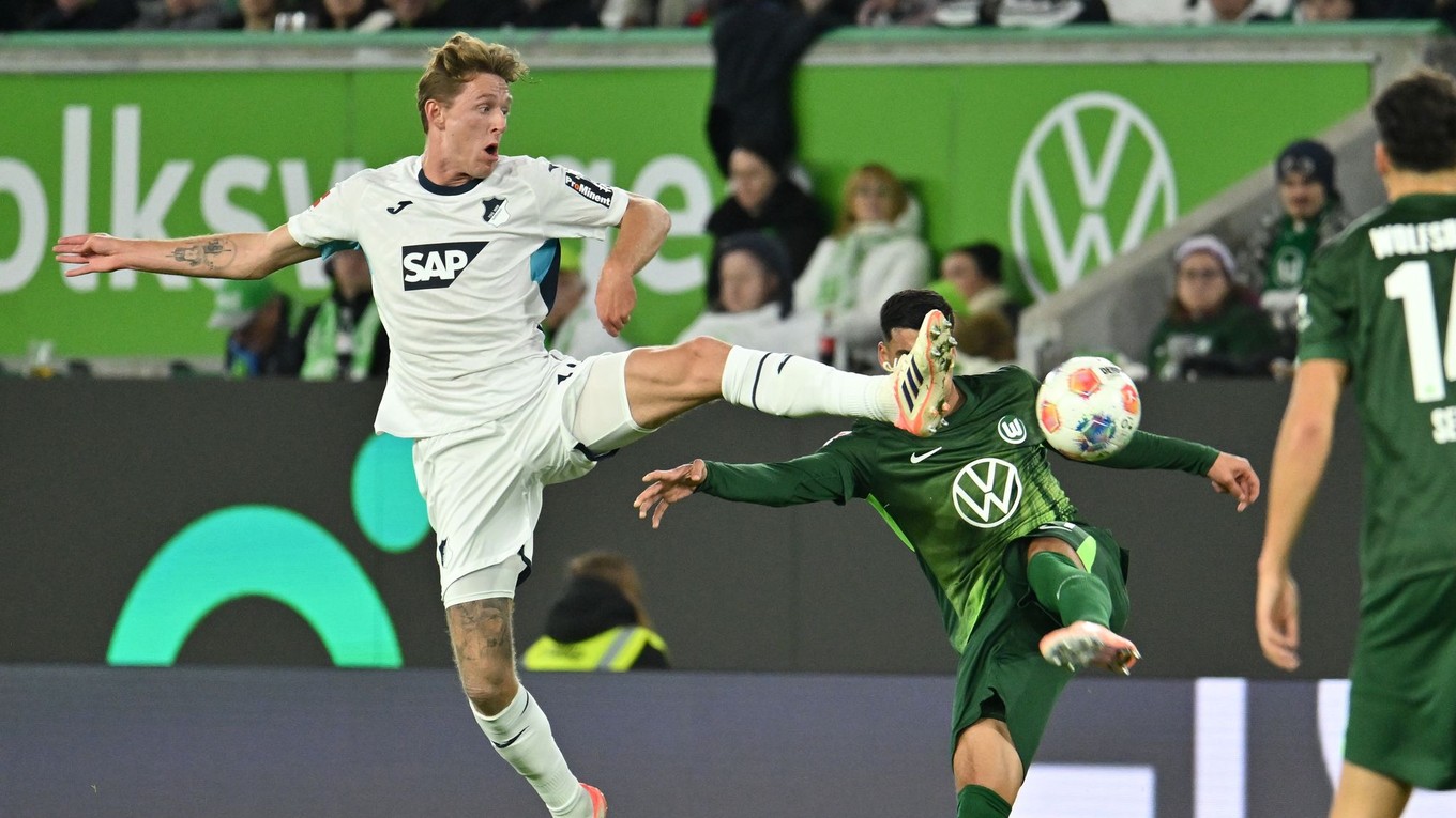 Fotka zo zápasu VfL Wolfsburg - TSG 1899 Hoffenheim.