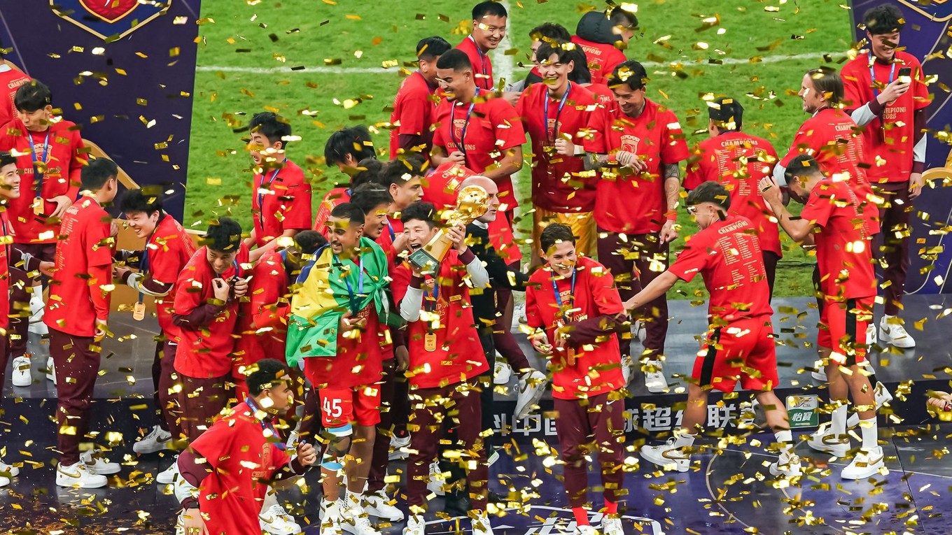 Hráči Šanghaja Port.