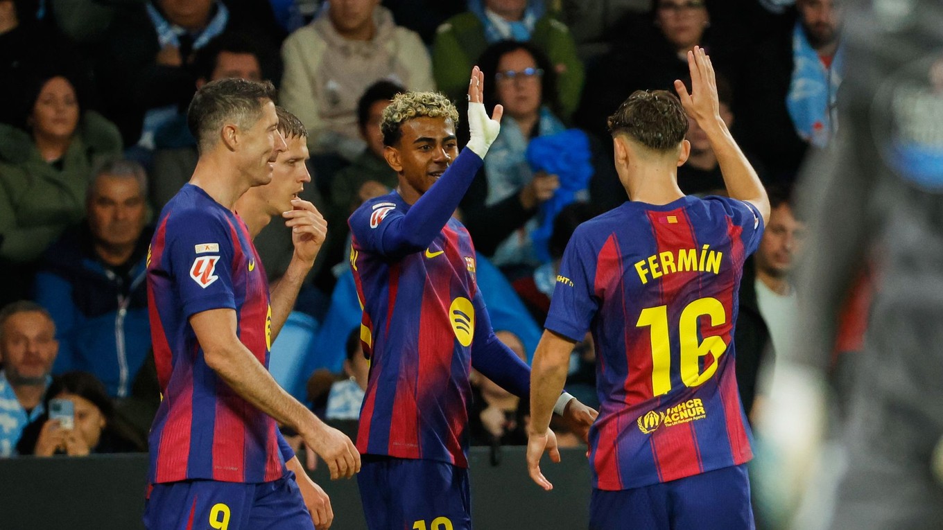 Futbalisti FC Barcelona.