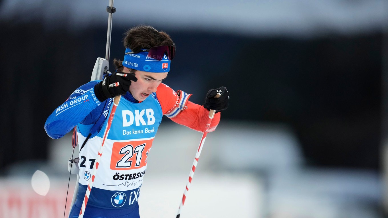 Slovenský biatlonistta Artur Ichakov.