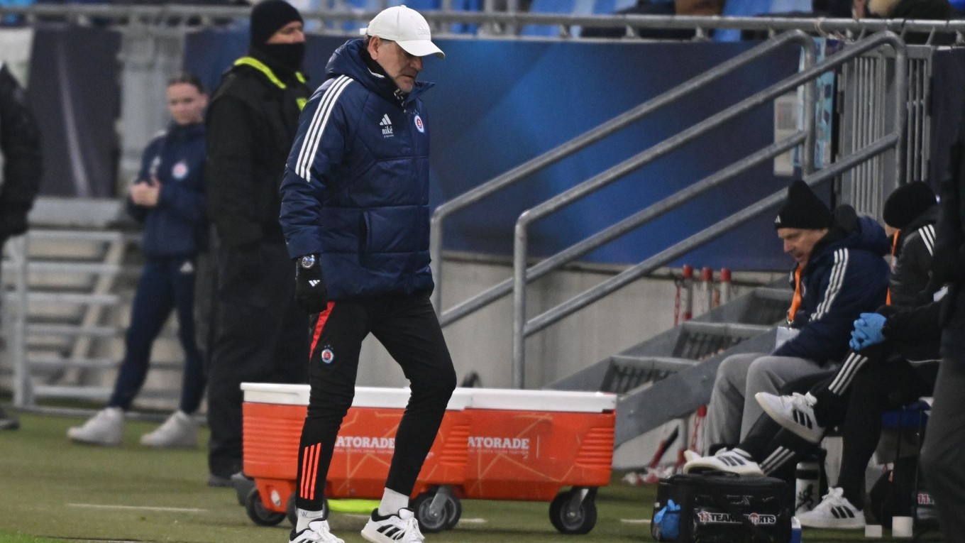 Tréner Slovana Vladimír Weiss st.