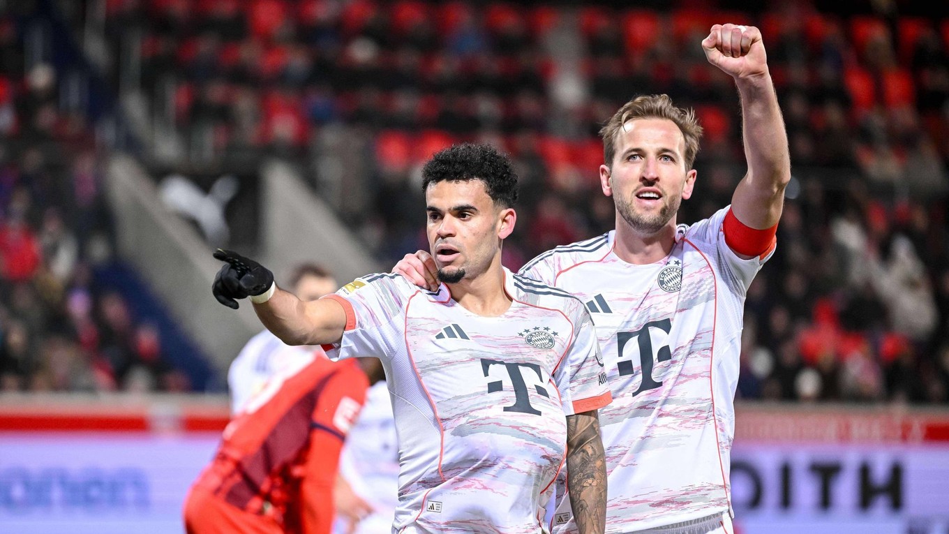 Luis Diaz oslavuje gól. 