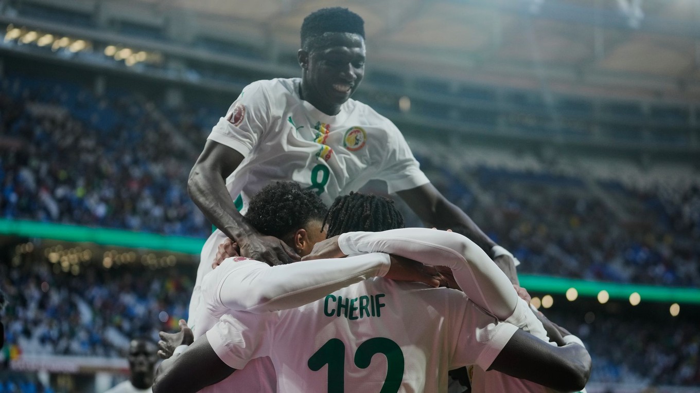 Radosť hráčov Senegalu