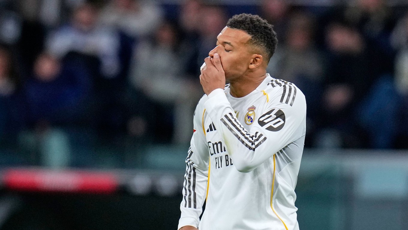 Kylian Mbappé v zápase proti Celte Vigo.