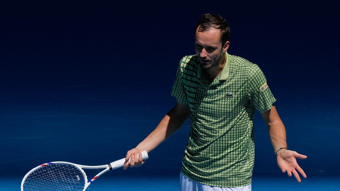 Ruský tenista Daniil Medvedev.