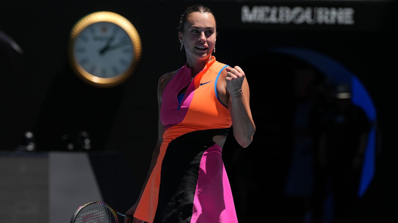 Bieloruská tenistka Aryna Sabalenková.