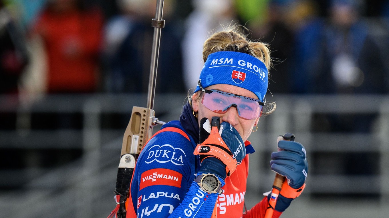 Slovenská biatlonistka Paulína Bátovská Fialková.