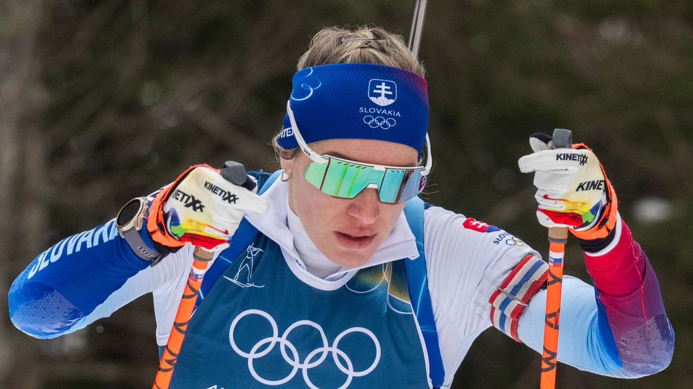 Slovenská biatlonistka Paulína Bátovská Fialková.
