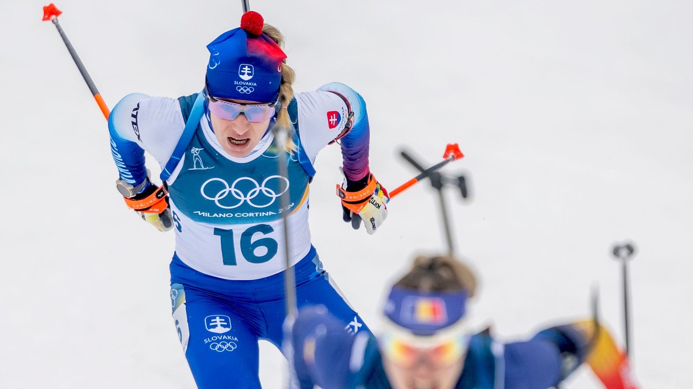 Slovenská biatlonistka Paulína Bátovská Fialková.