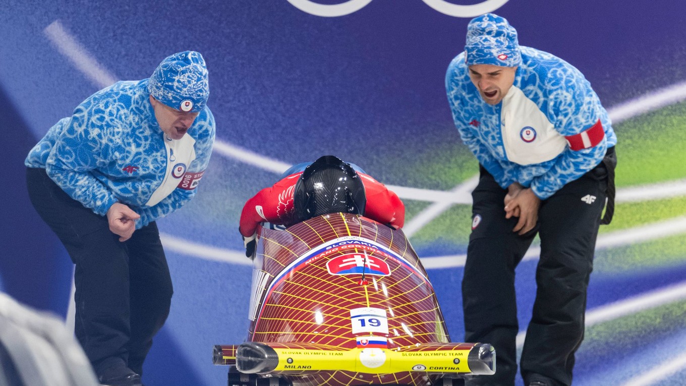 Na snímke slovenská bobistka Viktória Čerňanská.