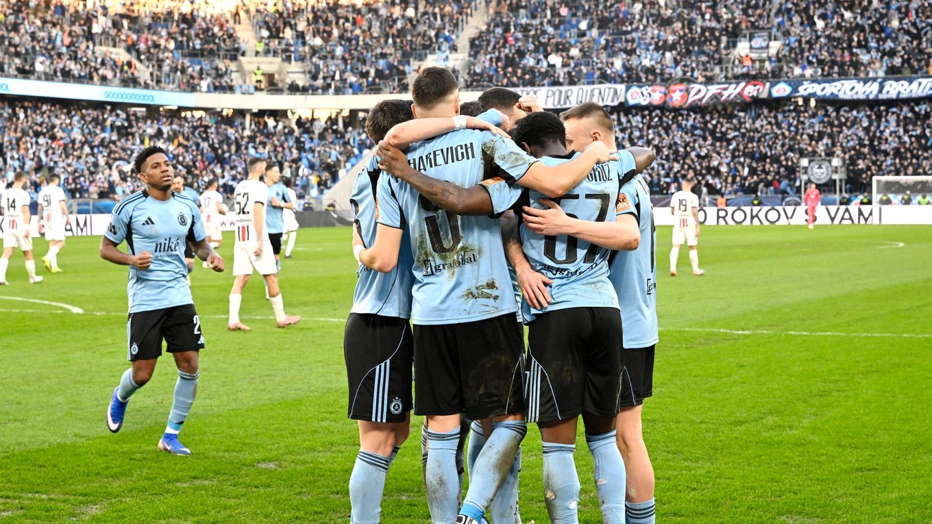 Hráči ŠK Slovan Bratislava.