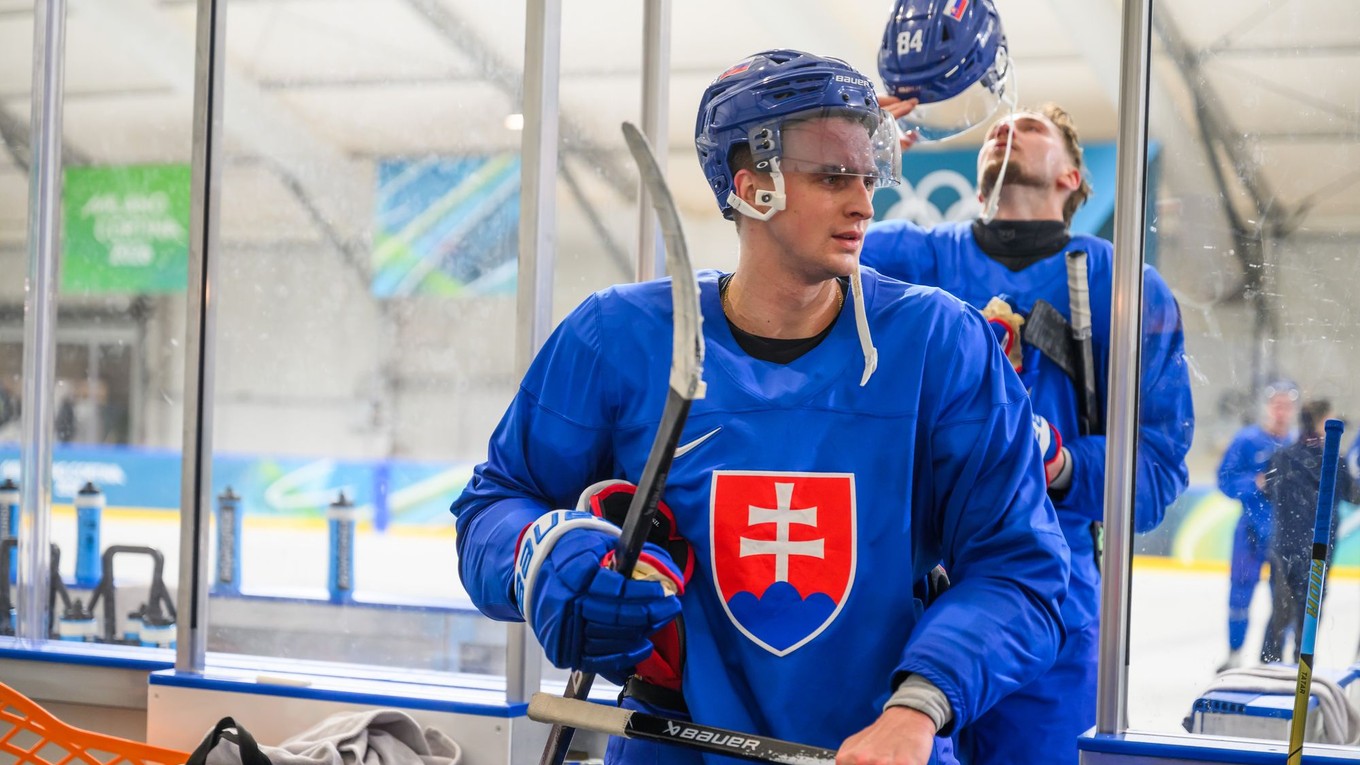 Martin Pospíšil po tréningu na olympijskom ľade v Miláne. 