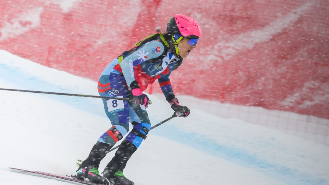 Na snímke slovenská reprezentantka v skialpinizme Marianna Jagerčíková.