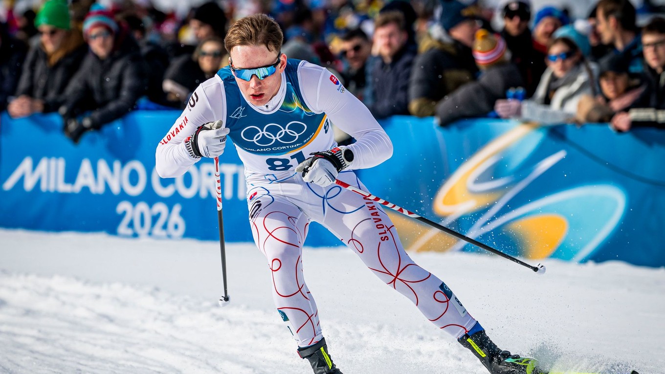 Na snímke slovenský bežec na lyžiach Tomáš Cenek.