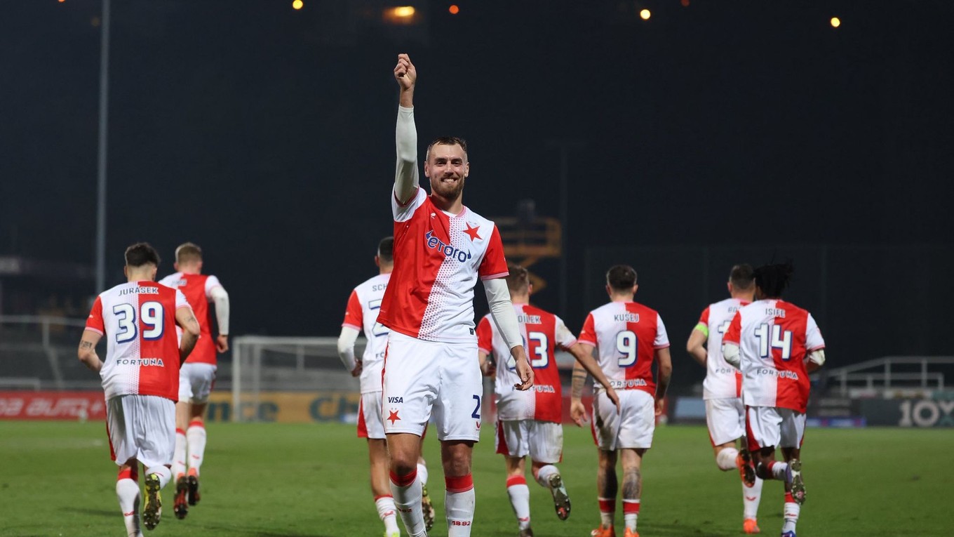 Hráči Slavie Praha