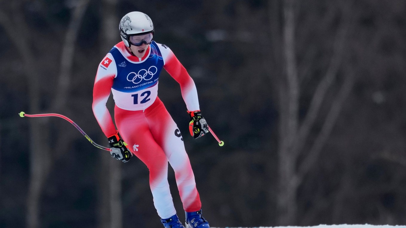 Švajčiar Marco Odermatt počas tréningu.