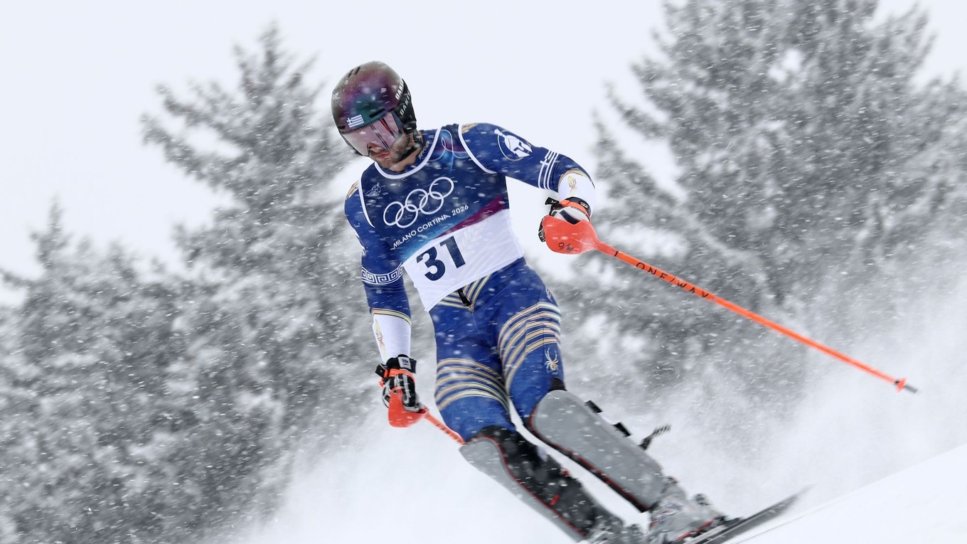 Grécky lyžiar AJ Ginnis