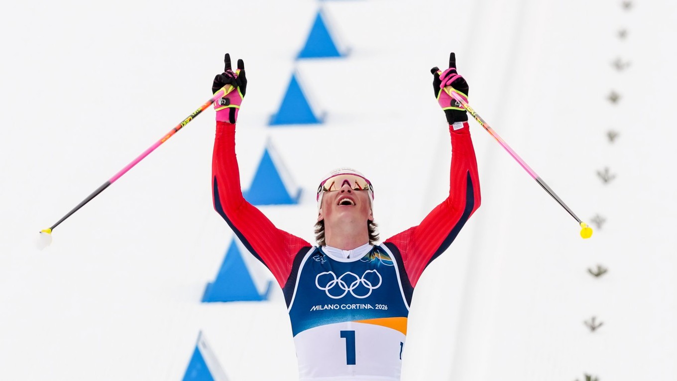 Johannes Hösflot Kläbo sa teší z triumfu na ZOH 2026.