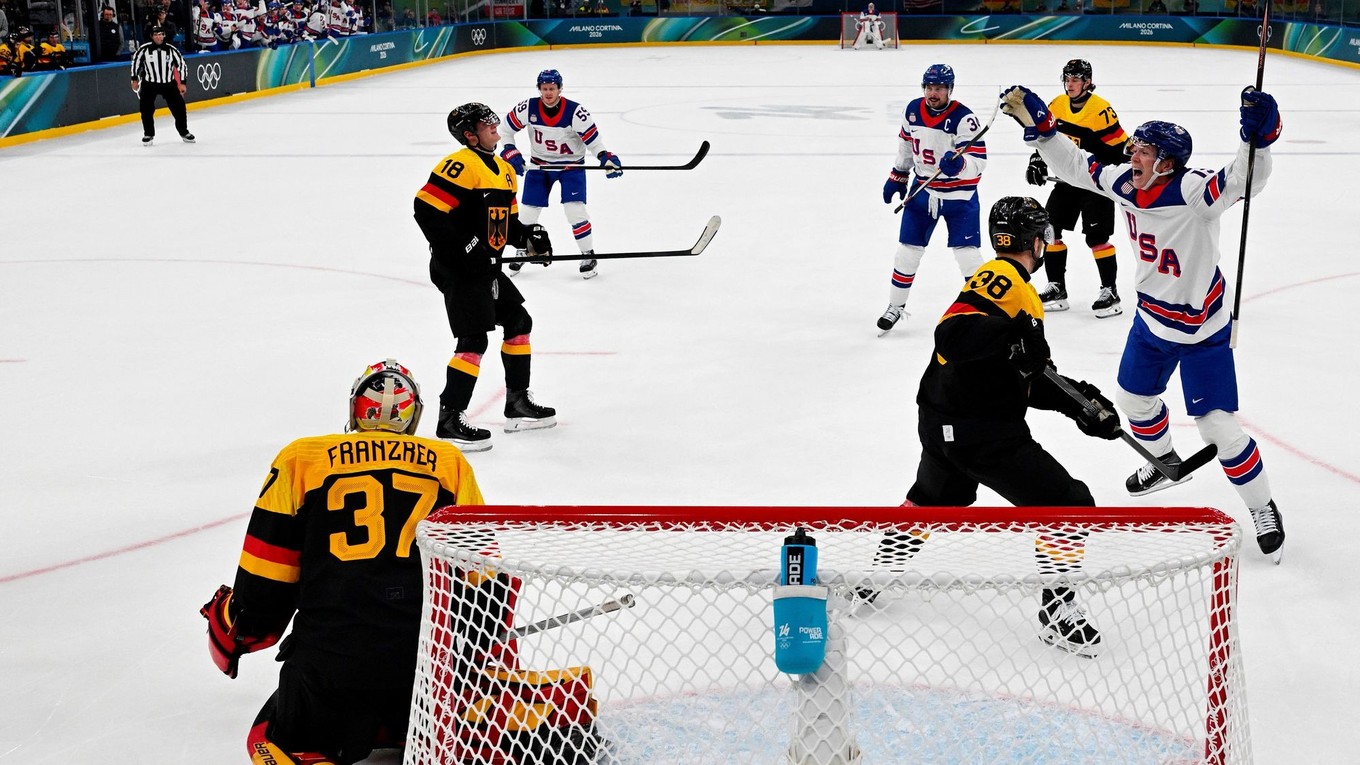 Momentka zo zápasu USA - Nemecko.