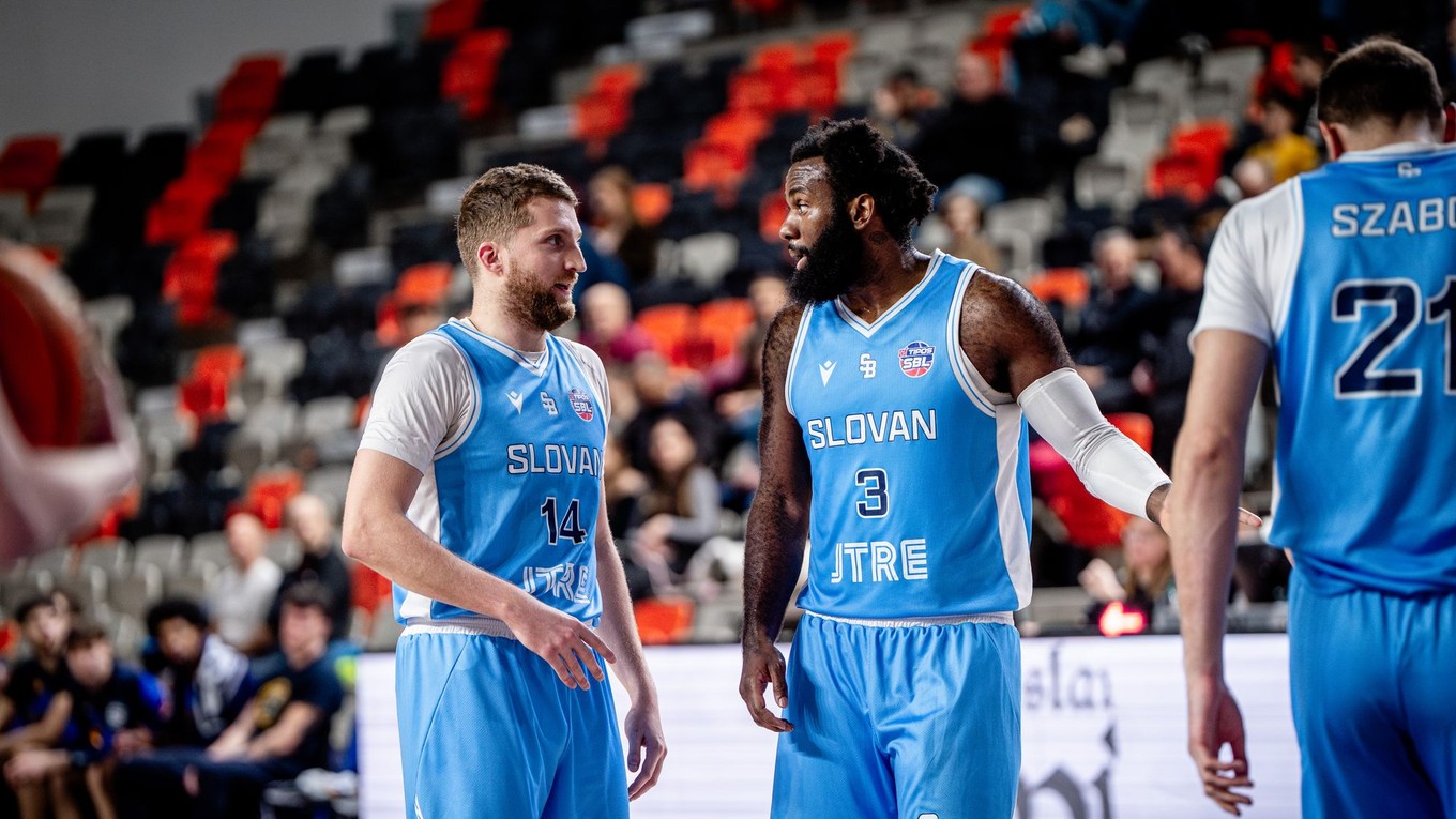 Hráči BC Slovan Bratislava