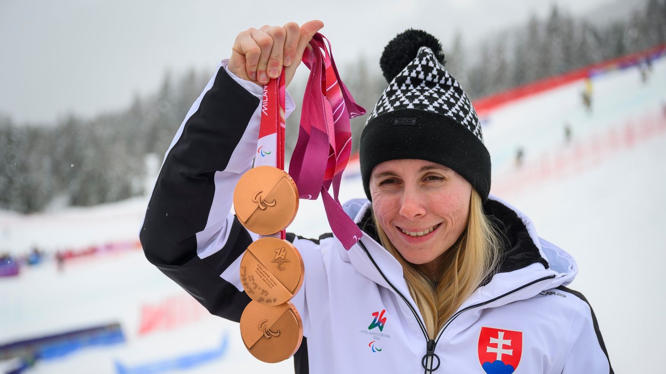 Slovenská paraalpská lyžiarka Alexandra Rexová.