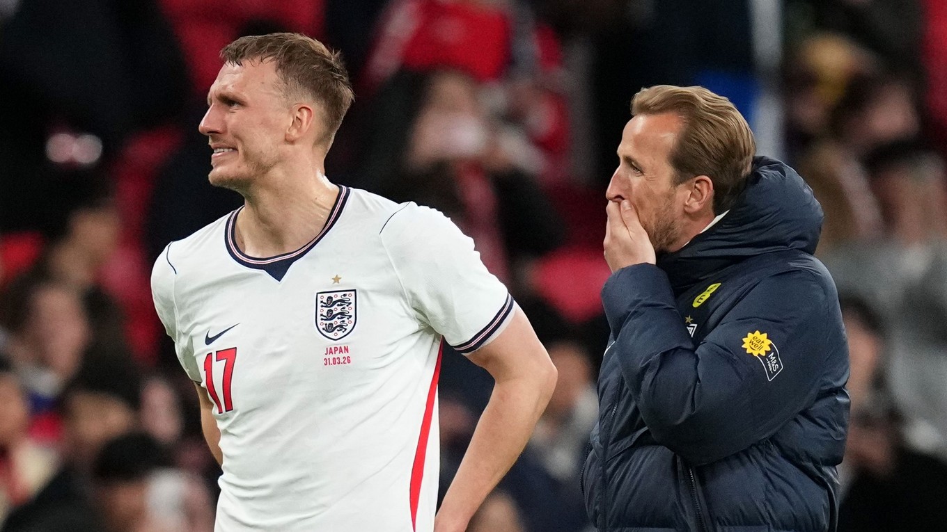 Sklamaní futbalisti Anglicka.