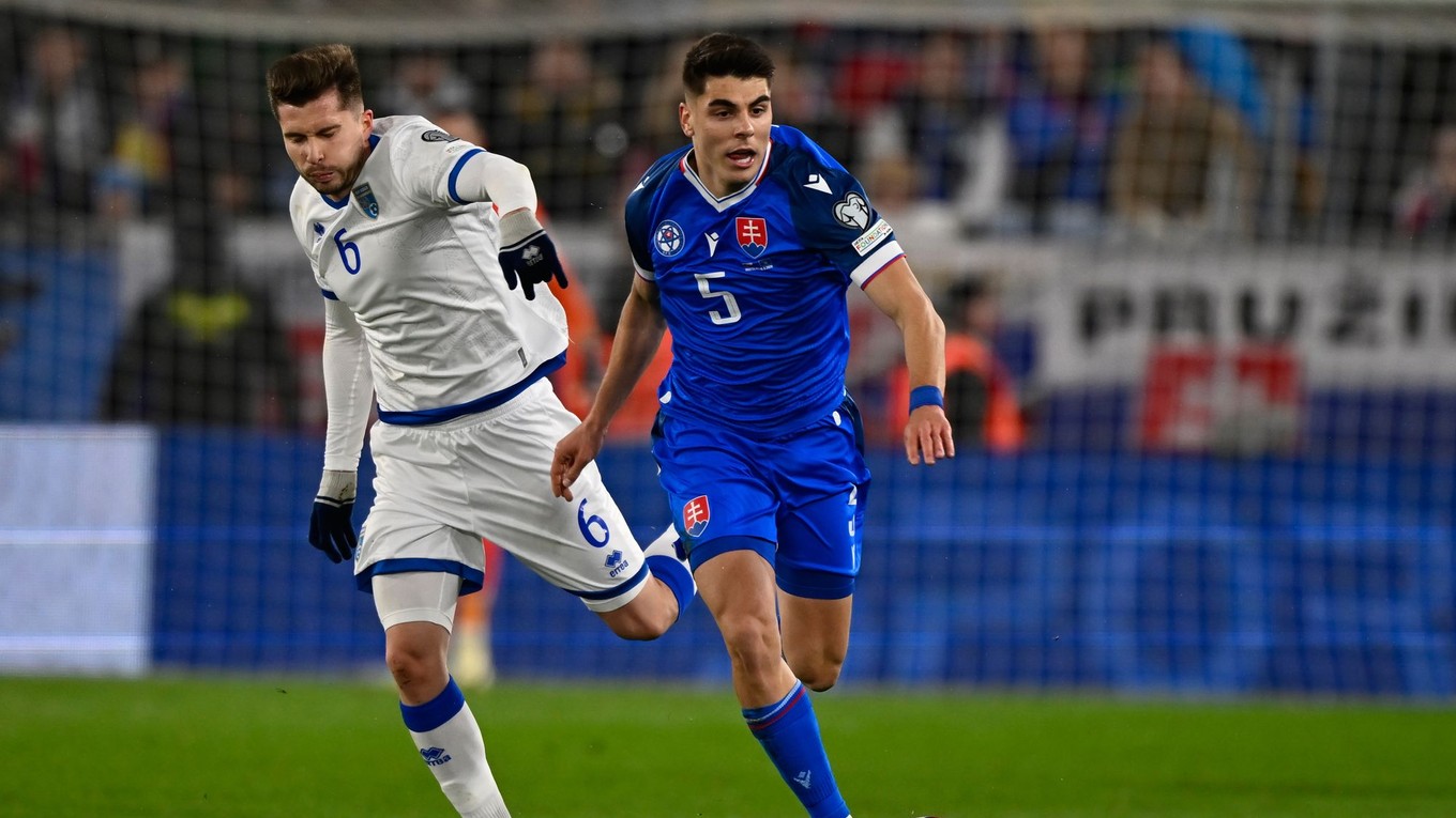 Adam Obert v drese Slovenska.