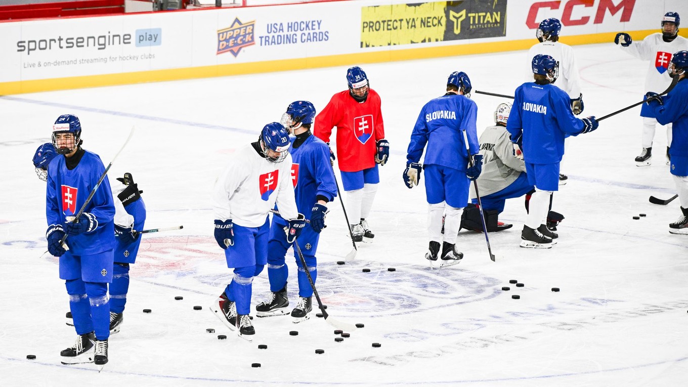 Hokejisti slovenskej hokejovej reprezentácie SR 18.