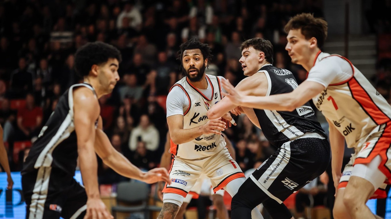 Momentka zo zápasu BC Prievidza - BC Komárno.