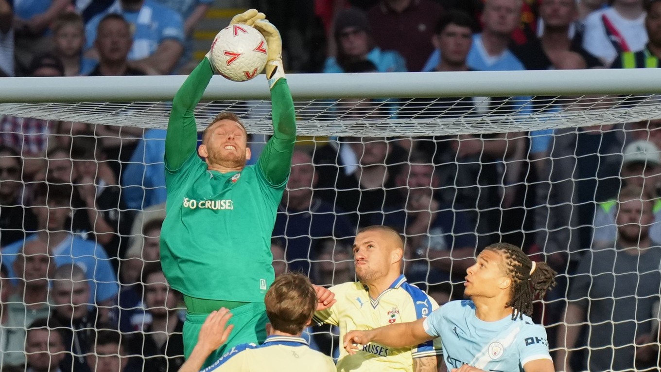 Fotka zo zápasu Manchester City - Southampton.