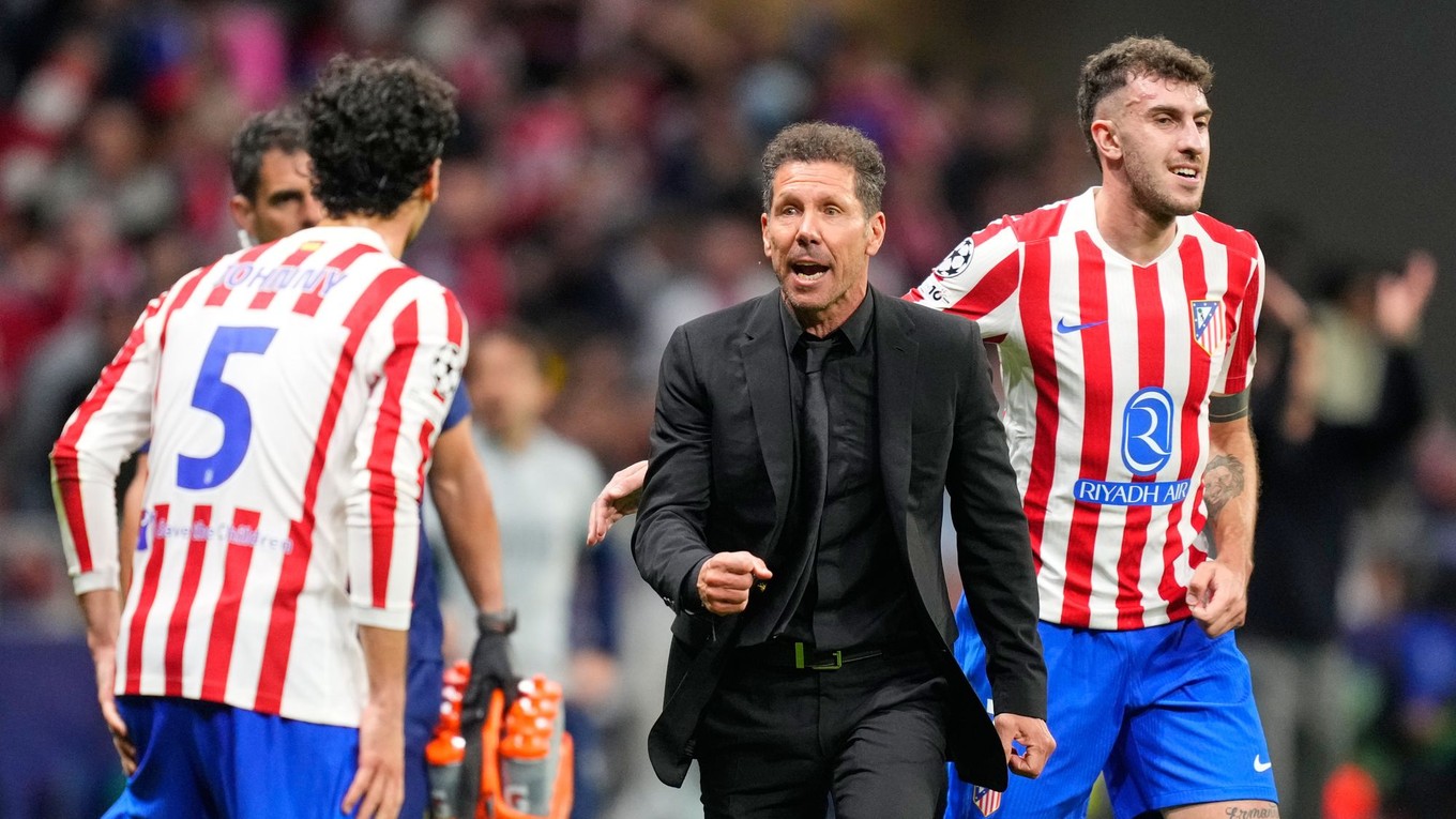 Tréner Atlética Madrid Diego Simeone.