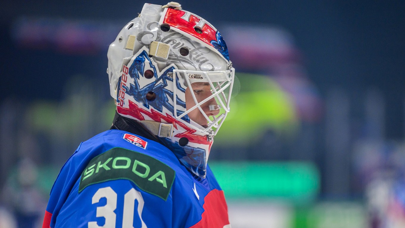 Adam Gajan na MS v hokeji 2026.