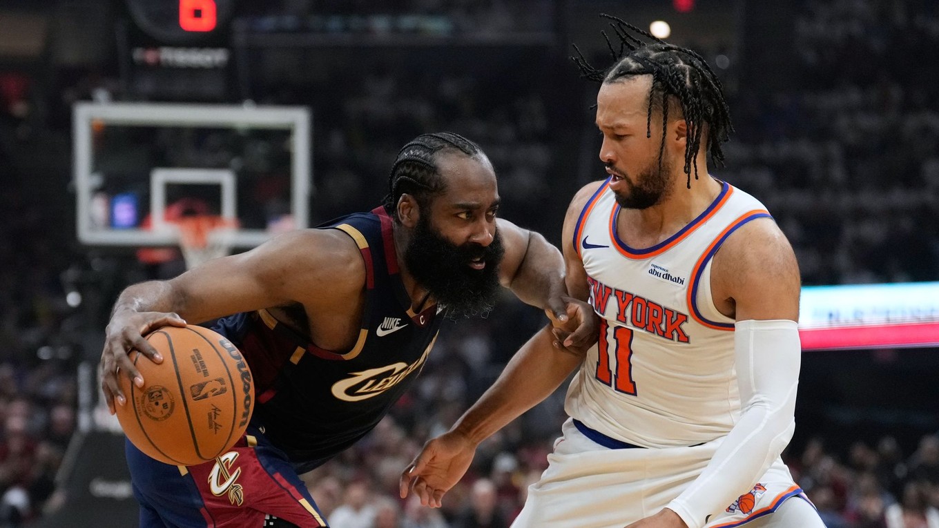 Momentka zo zápasu Cleveland Cavaliers - New York Knicks.