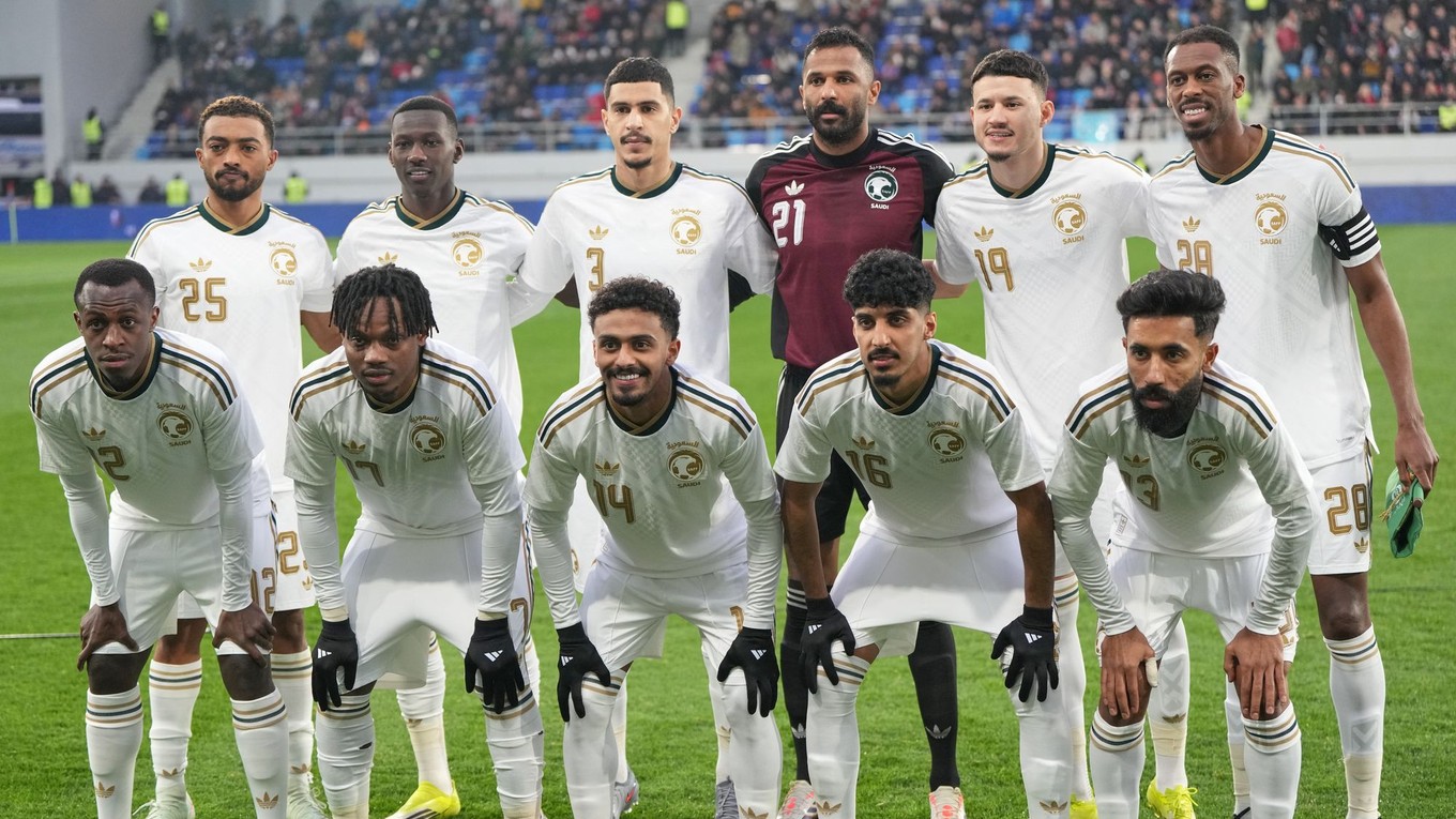 Futbalisti Saudskej Arábie.