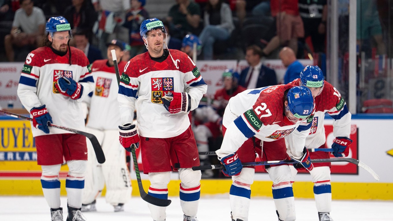 Českí hokejisti po vypadnutí vo štvrťfinále MS v hokeji 2026: 