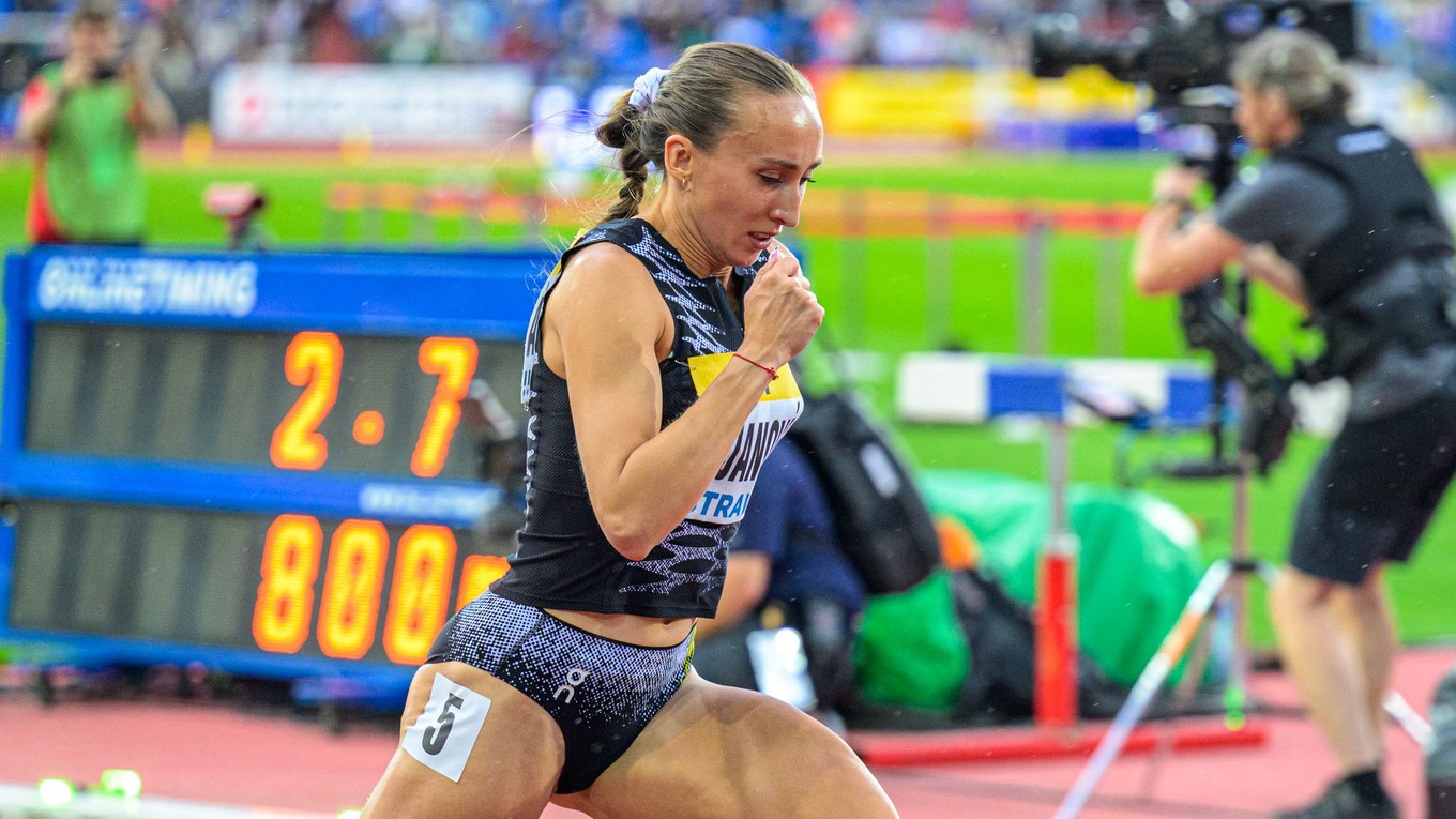 Na snímke reprezentantka Slovenska v behu na 800 metrov Gabriela Gajanová.