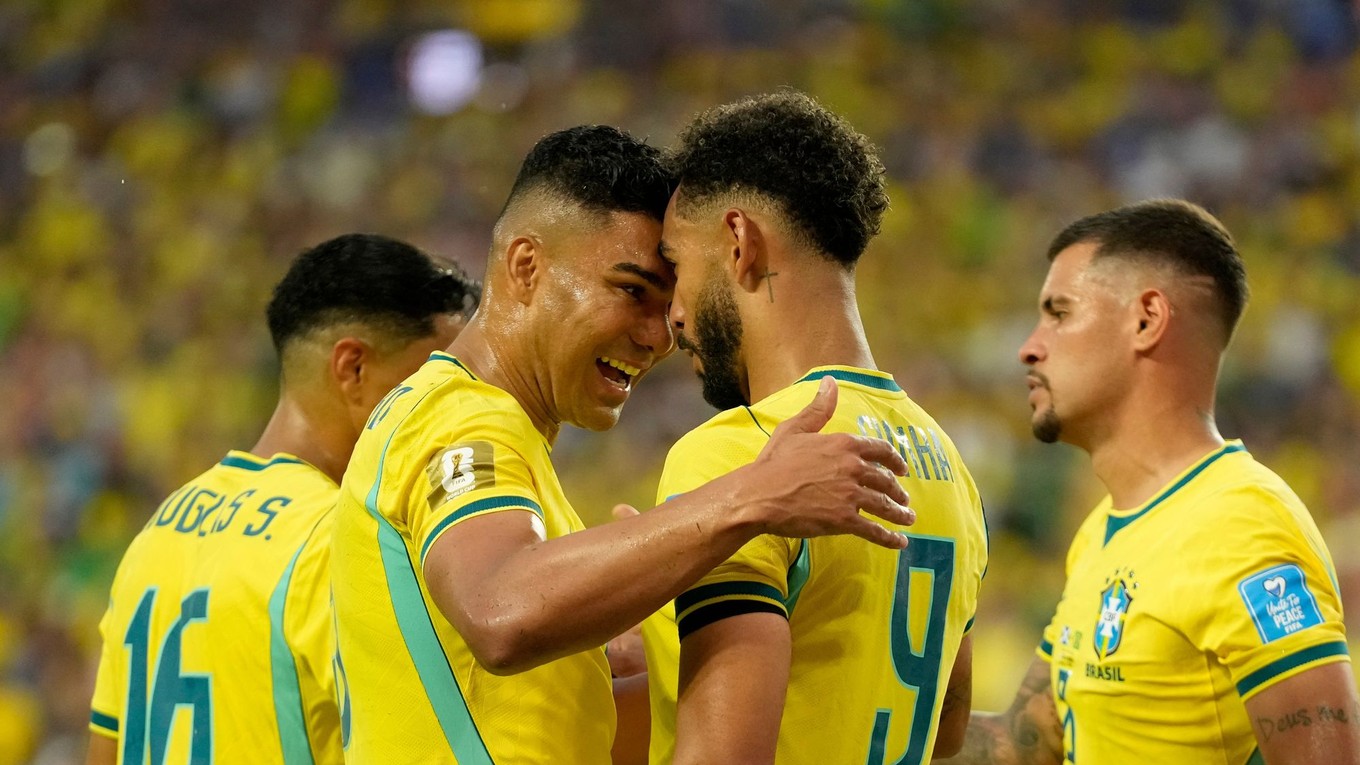 Futbalisti Brazílie počas MS 2026.