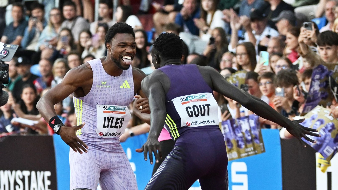 Noah Lyles a Gout Gout.