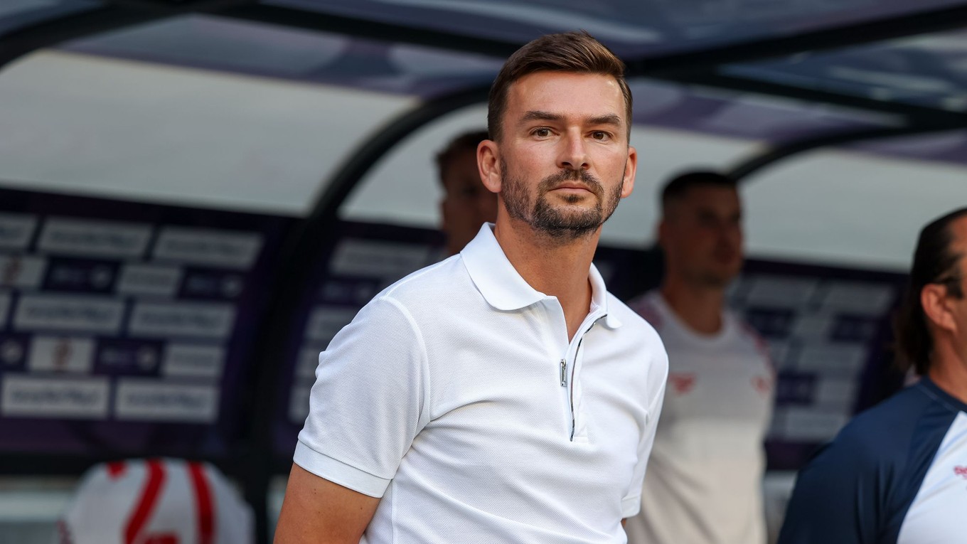 Tréner Michal Gašparík.