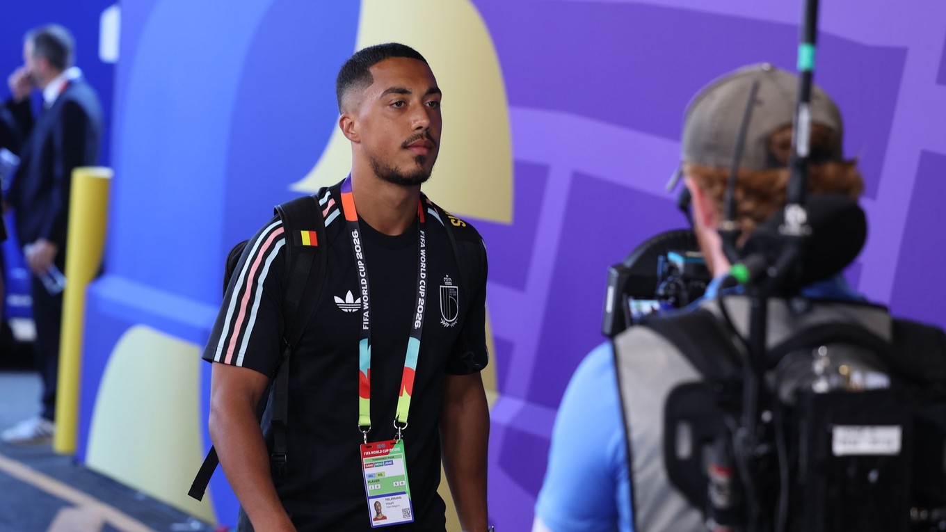 Na archívnej snímke zo 6. júla 2026 belgický futbalista Youri Tielemans.