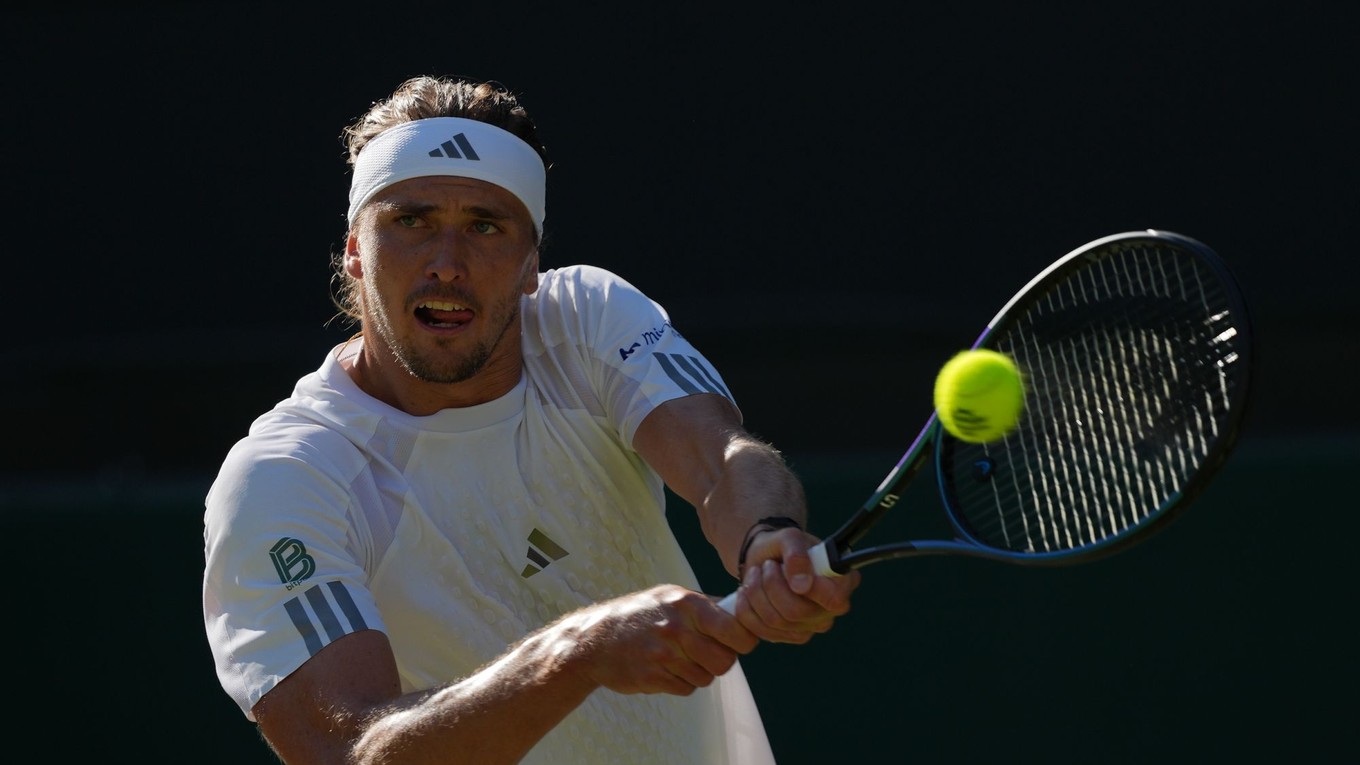 Alexander Zverev počas Wimbledonu 2026.