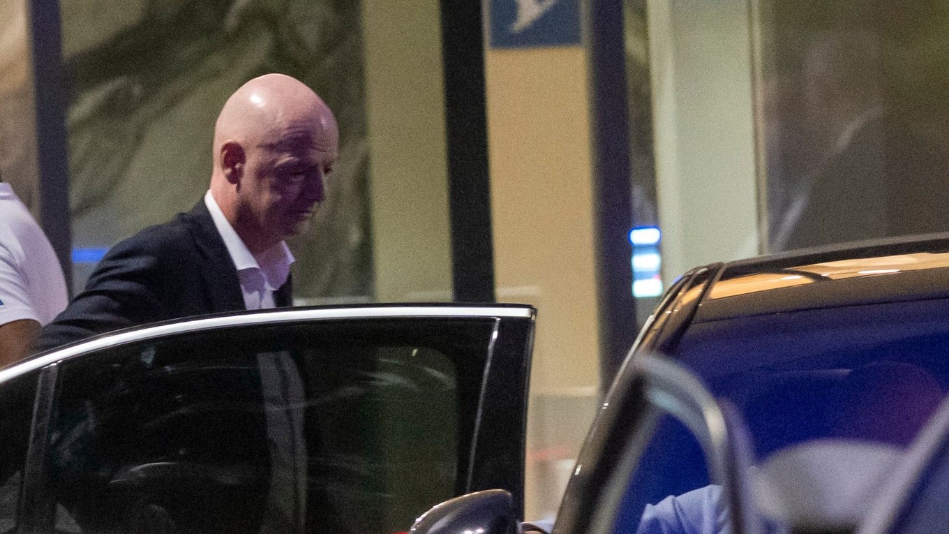 Na snímke prezident Medzinárodnej futbalovej federácie (FIFA) Gianni Infantino.