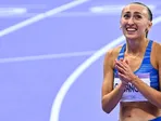 Gabriela Gajanová po semifinále behu na 800 metrov na olympijských hrách v Paríži.