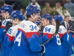 Slovenskí hokejisti po prehre s Fínskom na ZOH 2026.