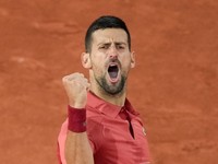 Novak Djokovič na Roland Garros 2024.