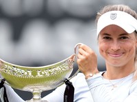 Kazašská tenistka Julia Putincevová triumfovala na turnaji v Birminghame. 