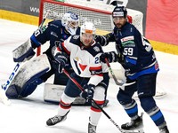 Richard Pánik v extralige v drese Slovana Bratislava. 