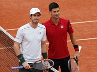 Novak Djokovič a Andy Murray. 